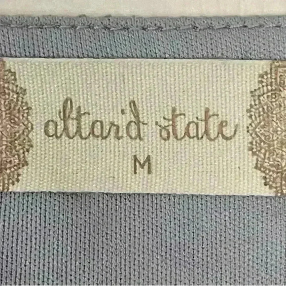 Altr’d State Gray Lace Dress hi low Size Medium - Picture 4 of 6